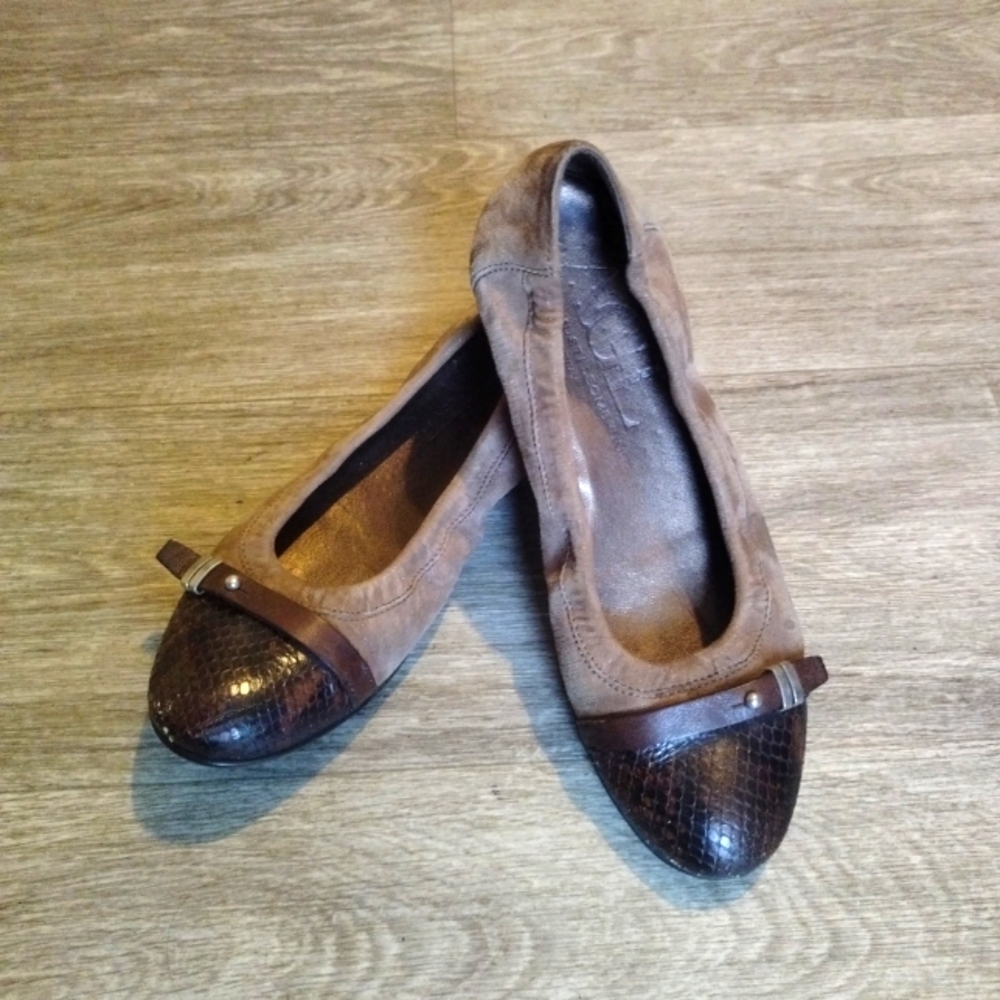 Attilio Giusti Leombrini leather ballet flat size 7